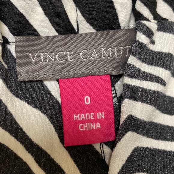 NWT:Vince Camuto Zebra Print Lightweight Wide Leg Flowy Pants - Picture 12 of 12